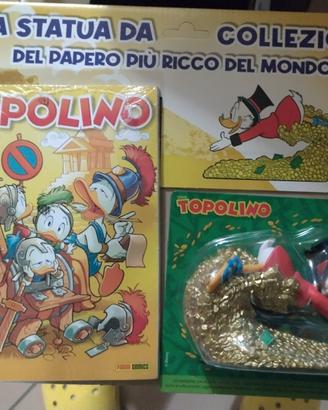 Topolino fumetto + statuina