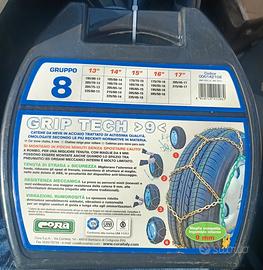 Catene da neve Grip Tech 9 gruppo 80