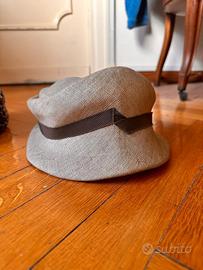 Cappello vintage beige anni 60/70 – stile cloche 