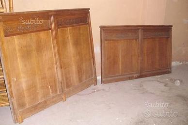 Testate letto in legno