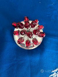 vaso di fiori di swarovski