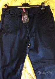 Pantalone blu donna
