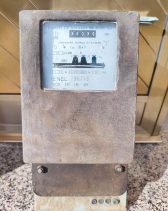 Contatore trifase Enel NUOVO vintage