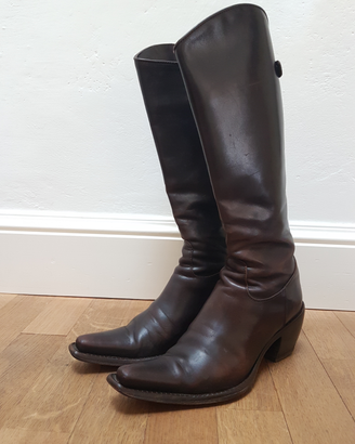 Stivali in pelle Mauro Volponi