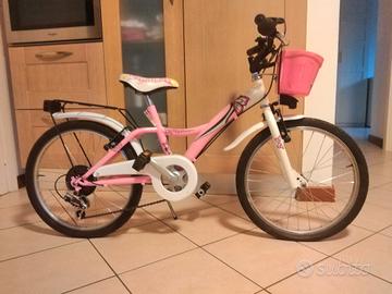 bicicletta taglia 20 per bambina 6/12 anni