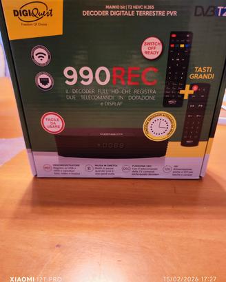 DECODER  DVB T2