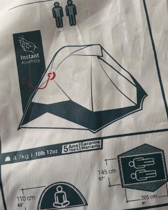 Set tende campeggio Quechua: 4 posti + 2 posti + 3