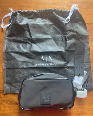 Armani Exchange-Beauty Case unisex-Black Edition