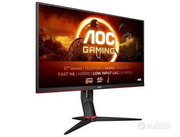 Monitor Gaming AOC 27 240Hz 0.5ms - NUOVO