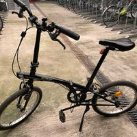 Bici pieghevole FOLD 100 nera Decathlon