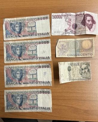 LOTTO 4 X 50000 Lire Volto Di Donna Decr. G 1980
