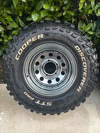 4 RUOTE COMPLETE CROMATI R15