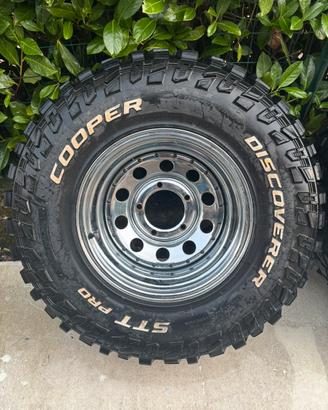 4 RUOTE COMPLETE CROMATI R15