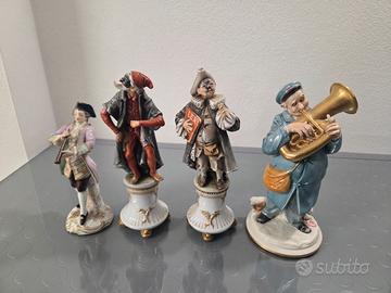 Ceramica Capodimonte statuette n.4