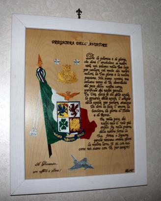 Quadro preghiera dell'aeronautica