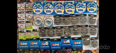 Fili pesca fluorocarbon surfcasting