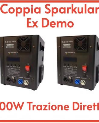 EX DEMO PROMO COPPIA SPARKULAR 700W FONTANE FREDDE