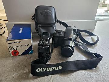 Kit Olympus analogico – Fotocamera + Flash G40