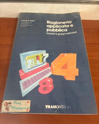 Libro ragioneria applicata pubblica anni 80