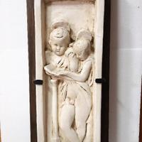 BASSORILIEVO grande placca SACRA ARTE MARIO PALMA
