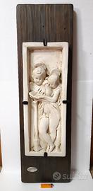 BASSORILIEVO grande placca SACRA ARTE MARIO PALMA