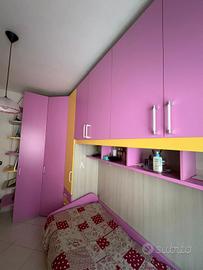 seminuva. cameretta per ragazze 