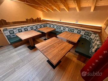 PANCA AD ANGOLO TIROLESE IN CIRMOLO