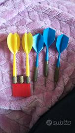 5 freccette in metallo