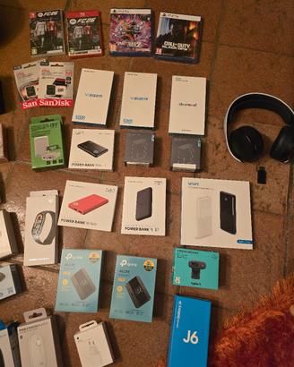 Powerbank,auricolari,mouse,sd,magsafe,modem 4g,BLT