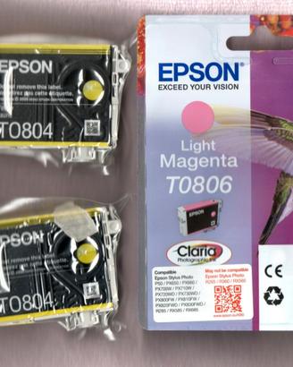 Cartucce  giallo e magenta Epson Colibri Claria