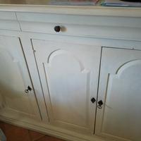 credenza legno ciliegio shabby 