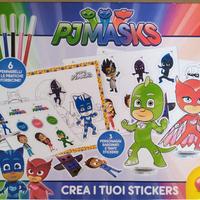 Lisciani PJ Masks adesivi e enigmistica 