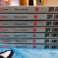 manga spy x family volumi 1-8, 6 escluso