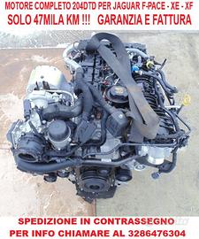 Motore jaguar 47mila km 2018 con garanzia e fattur