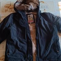 giubbotto in piuma d'oca e vera pelliccia Canadian