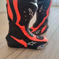 STIVALE MOTO CUSTOM FLUO KTM 42/43
