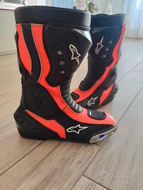 STIVALE MOTO CUSTOM FLUO KTM 42/43