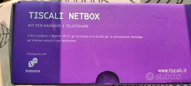 Tiscali Netbox modem router adsl