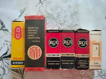 Valvole vintage radioamatore/tv