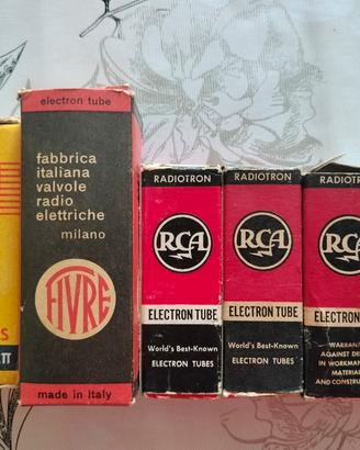 Valvole vintage radioamatore/tv