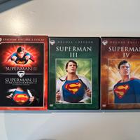 DVD superman II - III - IV