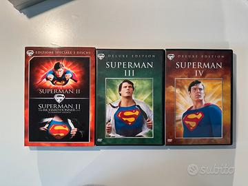 DVD superman II - III - IV