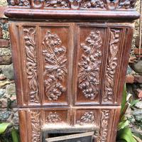 Stufa a legna in ceramica