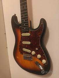 chitarra elettrica eko s 300 relic sunburst 