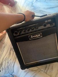 Chitarra elettrica con amplificatore