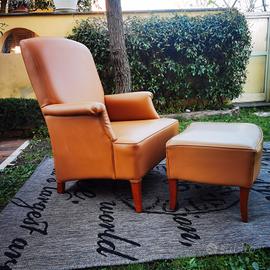 poltrona con puff Selva style international 