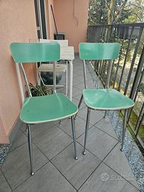 Sedie vintage cucina anni 60