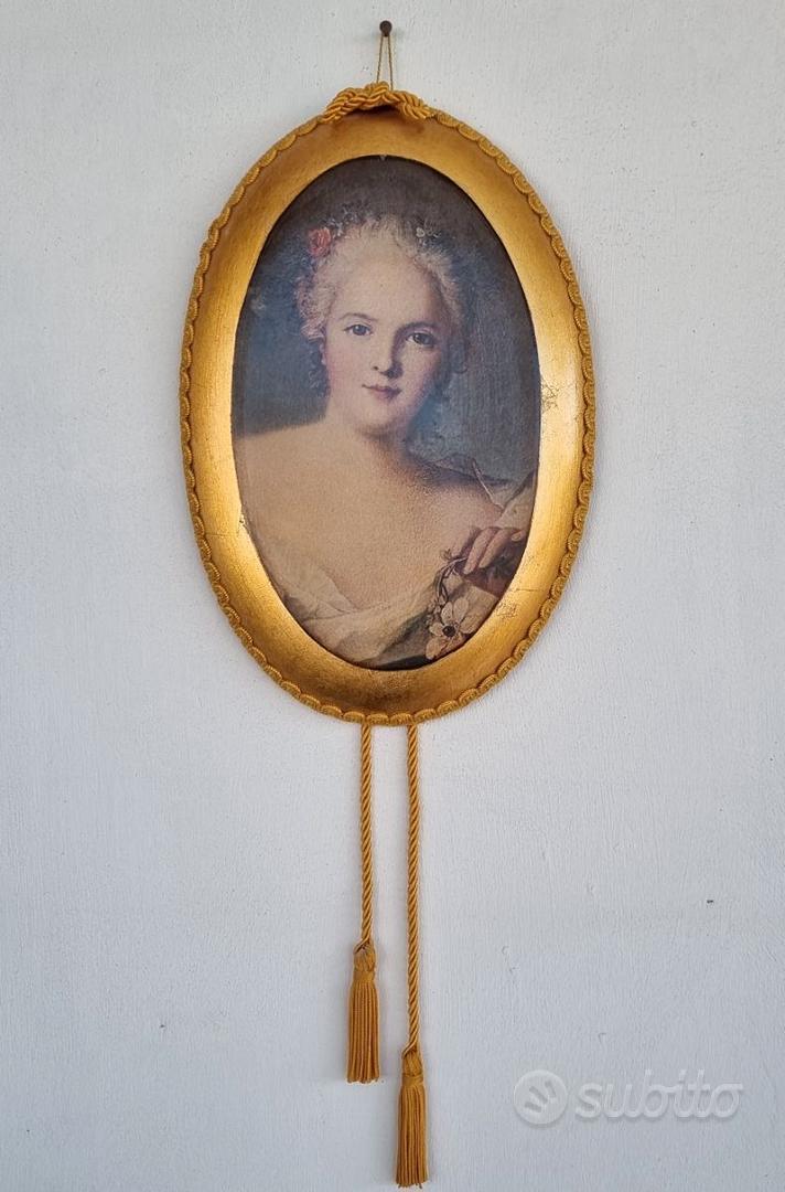 Petit Cadre Ancien – Écusson Atalanta – Vintage Années 80 – Collection Italie