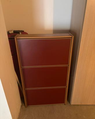 Scarpiera salvaspazio a ribalta