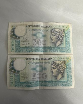 500 lire di carta
